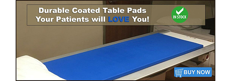 Boost Comfort and Care with Our Coated Table Pads CFPAD30 and CFPAD24