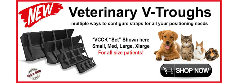 Introducing Our New Veterinary Immobilizer V-Troughs: Available in 5 Convenient Sizes