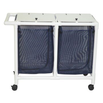 High Capacity Double Bag PVC Hamper