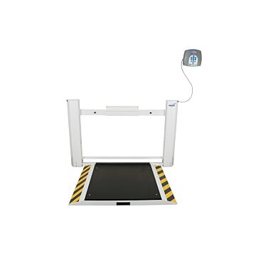 Antimicrobial Wall Mounted Fold Down Wheelchair Scale