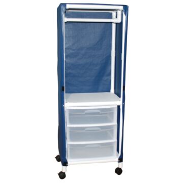 PVC Hanging Linen Cart with Drawers