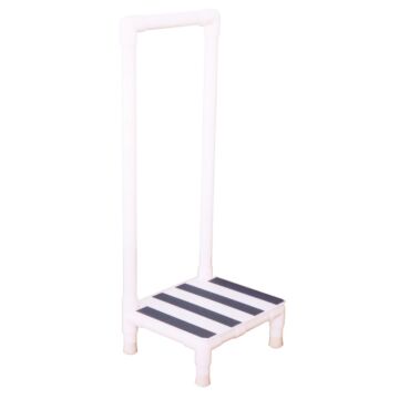 MRI PVC Step Stool with Handrail