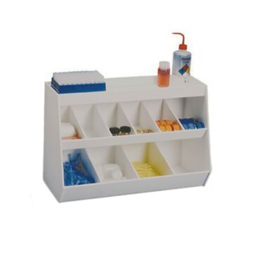 MRI Lab Storage Shelf with 10 Bins