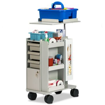 Slimline Store & Go Phlebotomy Cart