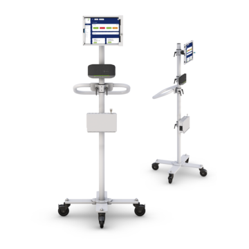 Remote Ergonomic Telemedicine Communication Cart 