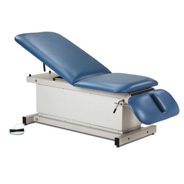 Shrouded Power Table with Adjustable Backrest & Drop Section