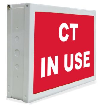 CT in Use LED Lighted Sign