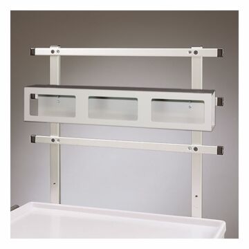 Horizontal Glove Box Holder for Waterloo Medical Carts