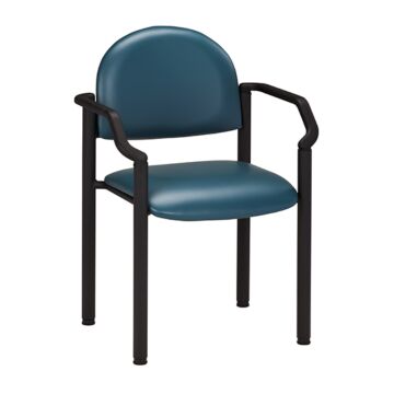 Black Frame Chair with Arms