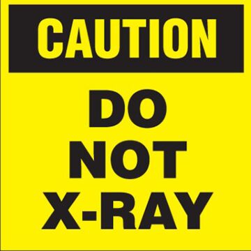 X-Ray Shipping Label, Caution Do Not X-Ray, 500 per roll