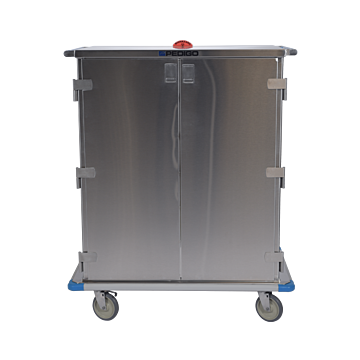 Pedigo Double Door Tall Stainless Steel Surgical Case Cart