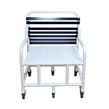 Wide Shower Chair with Solid Seat