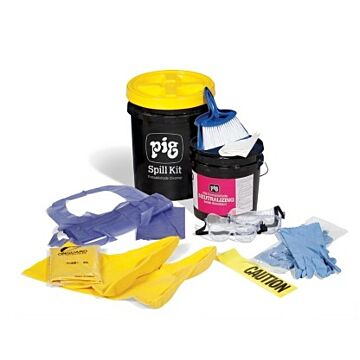 Formaldehyde-Neutralizing Spill Kit in Bucket