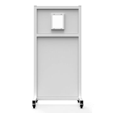 36"x72" Mobile Radiation Shield with 10"x12" Window