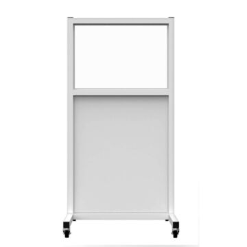 Mobile Leaded Barrier with 24" W x36" H inch Window