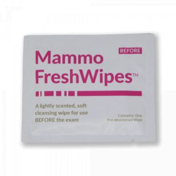 FreshWipes™ Mammography Patient Wipe - 50 per box