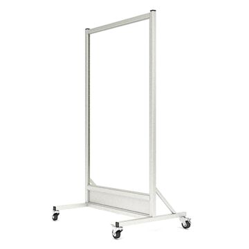 Mobile Leaded Barrier with 60 inch Window