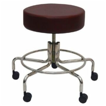 MRI Non-Magnetic Adjustable Stool with Casters (16 - 22 in.)