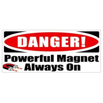 MRI Warning Wall Sign - “Powerful Magnet Always On”