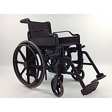 18" MRI Safe Non-Ferrous Folding Wheelchair