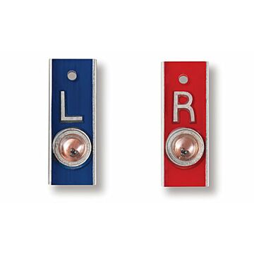 5/8" Position Indicator X-Ray Lead Marker Set - Initials Optional