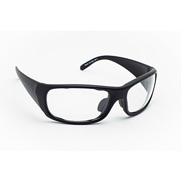 Model P820 Wrap Around Lead Glasses - Black