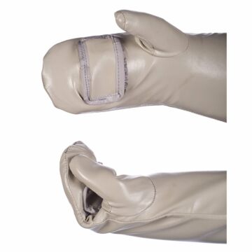 Split Palm Vet Mittens with Flap