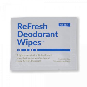 Refresh Deodorant Wipes™ Mammography Patient Wipe - 500 per box