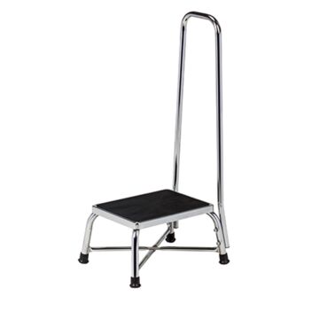 Bariatric Medical Single Step Stool with Handrail