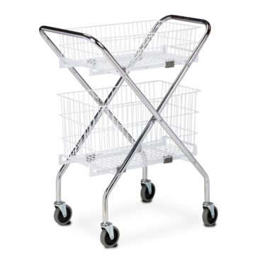 Wire Basket Utility Cart