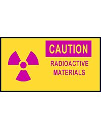 Caution Radioactive Materials Tape - 180 ft roll