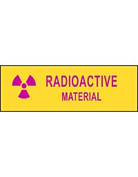 Radioactive Material Warning Tape - 180 ft roll