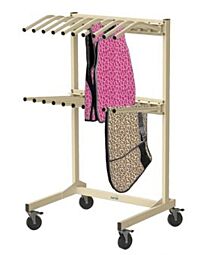 Vest and Skirt Mobile X-Ray Lead Apron Rack