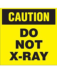 X-Ray Shipping Label, Caution Do Not X-Ray, 500 per roll