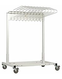 Mobile Lead Apron Rack with 10 Arms