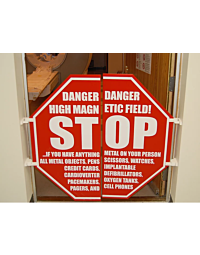 MRI Door Frame STOP Sign