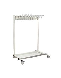 Revolution 10 Arm Mobile Apron Rack