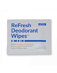 Refresh Deodorant Wipes™ Mammography Patient Wipe - 500 per box