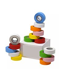 ¾” Wide x 500” Color Labeling Tape  (16 rolls/box)