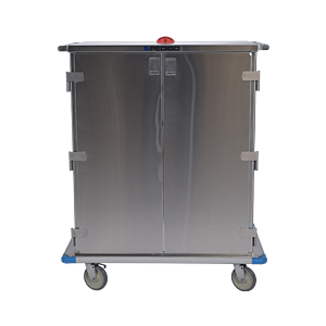 Pedigo Double Door Tall Stainless Steel Surgical Case Cart