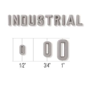 Unmounted Industrial Lead Letters / Numbers