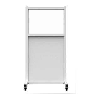 Mobile Leaded Barrier with 24" W x36" H inch Window