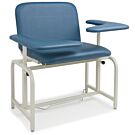 Compact Bariatric Phlebotomy Chair with Dual Flip Arms